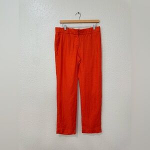 J. Crew Midrise Linen Dress Pants Size 4